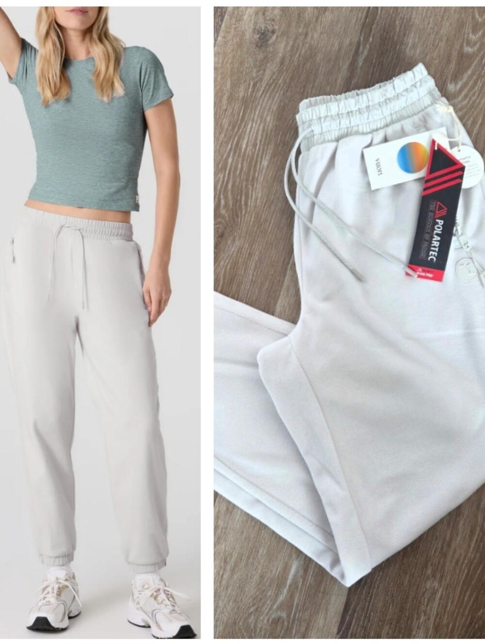 Vuori Aspen Jogger NWT Polartec Wind Pro Fleece Water Resistant Drawcord Pockets